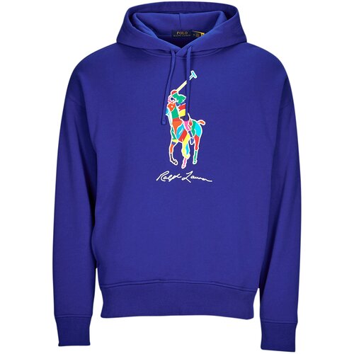 Polo Ralph Lauren Puloverji SWEATSHIRT BIG POLO PLAYER Modra Slike