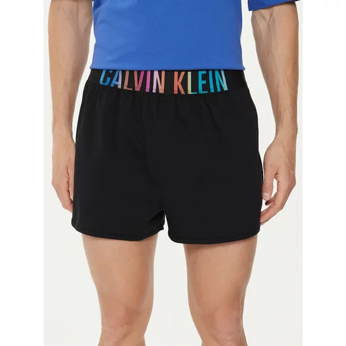Calvin Klein Underwear Kratke hlače pižama 000NM2636E Črna Regular Fit