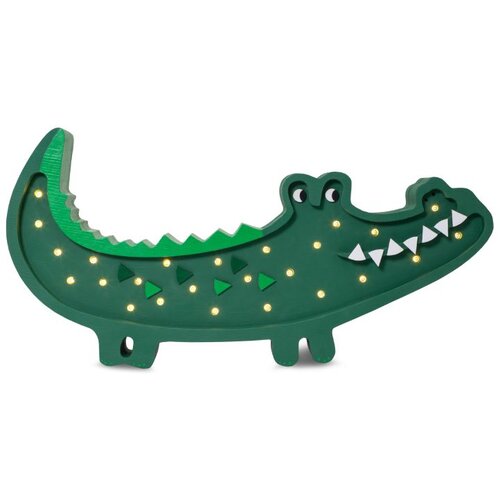  Lampa Little Lights - KROKODIL - zelena Slike