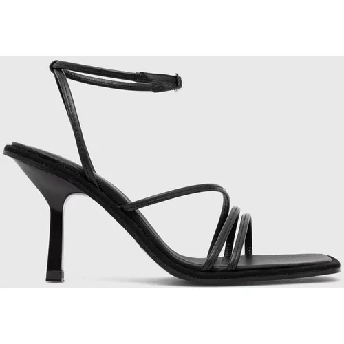 Gant usnjeni sandali divone črna barva, 25561399.G00