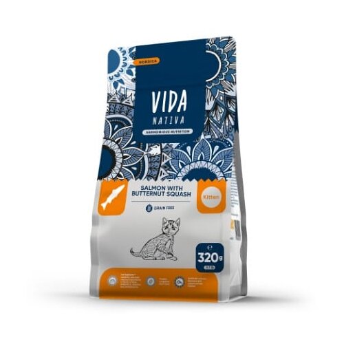 Craftia vida nativa nordica salmon with butternut squash kitten 320g Slike