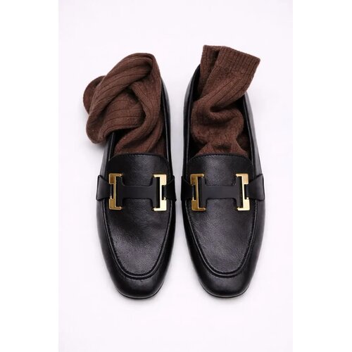 Trendyol Shoes Ženske mokasine Takss26La00009, Crne Cene