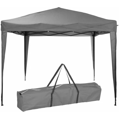 ProGarden šator za zabave Easy-Up 300 x 300 x 245 cm sivi