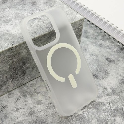 maska blurry magsafe za iphone 16 pro bela Slike