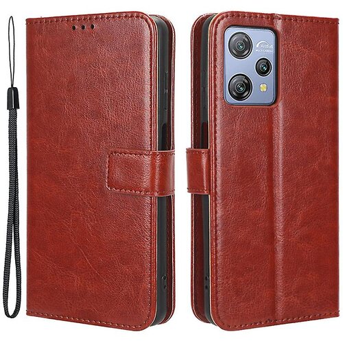 INORCO Ovitek denarnica za Blackview A53/A53 Pro PU usnjeni ovitek za telefon s teksturo Crazy Horse s stojalom, (22035099) Cene