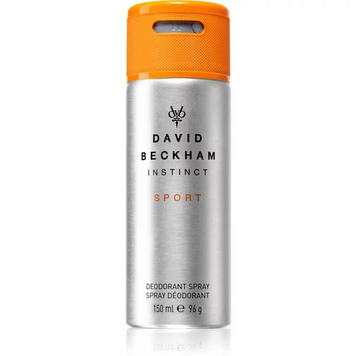 David Beckham Instinct Sport deodorant v spreju brez aluminija 150 ml za moške