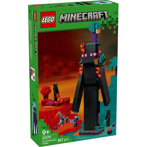 Lego Igracka Kocke Minecraft The Enderman Tower 9+ Slike