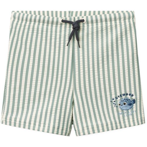 Liewood dječji kupači kostim otto seersucker stripe peppermint/creme de la creme Cene
