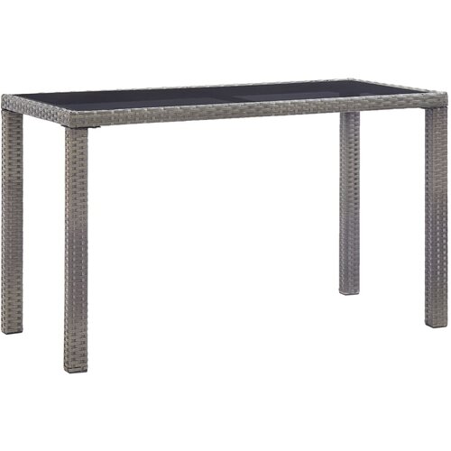  Vrtni stol antracit 123 x 60 x 74 cm od poliratana Slike
