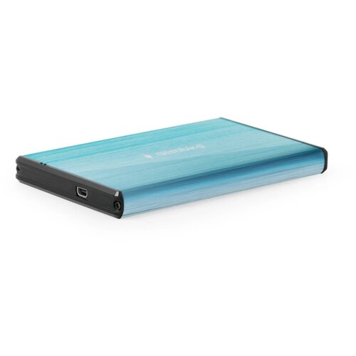 Gembird HDD External Enclosure, 2.5", SATAIII, USB3.0, Brushed aluminium, Blue Cene