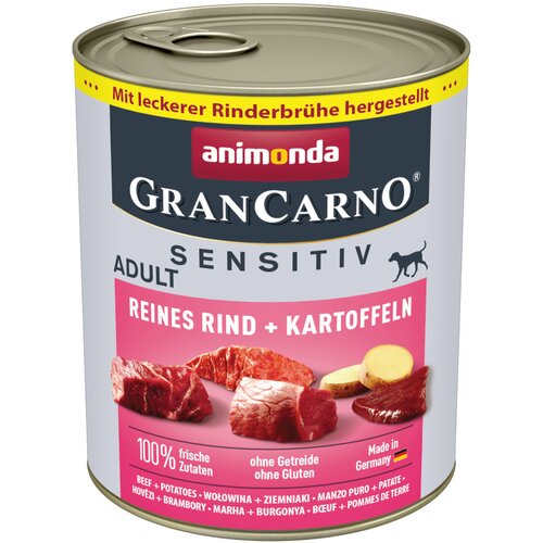 Animonda GranCarno Adult Sensitive 6 x 800 g - Govedina i krumpir Slike