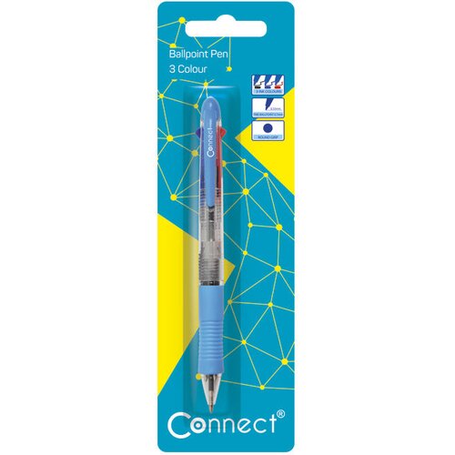  Kemični svinčnik trobojen connect sortirano blister Cene