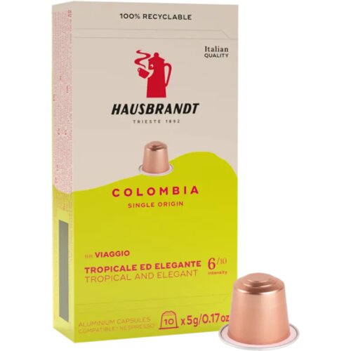 Hausbrandt Colombia 10/1 - Nespresso Kompatibilne Kapsule. Cene