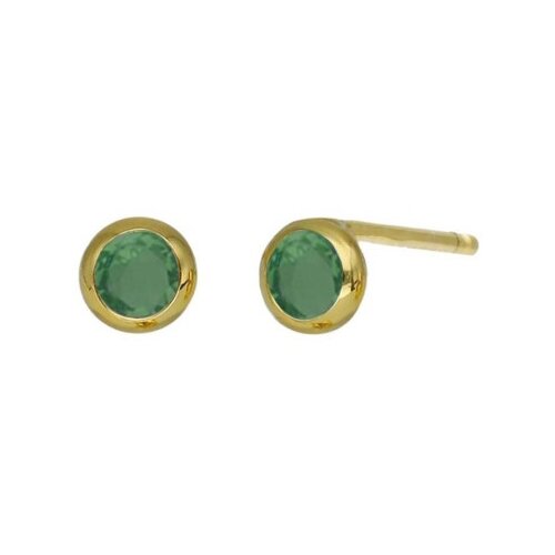 Victoria Cruz lis emerald gold mindjuše sa swarovski kristalom ( a3959-20dt ) Cene