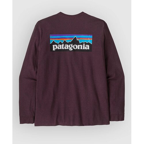 Patagonia P-6 Logo Responsibili Majica z dolgimi rokavi berry fig Cene