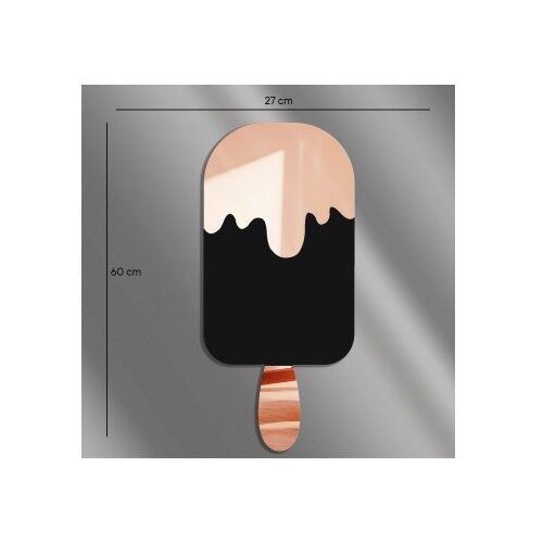 Wallxpert Ogledalo Ozgl518, 27x60 cm, Rose-gold Slike