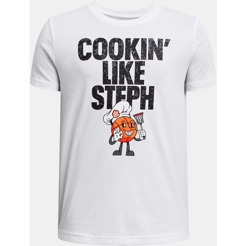 Under Armour Curry Chef Tee-WHT Boys' T-Shirt - Boys Cene