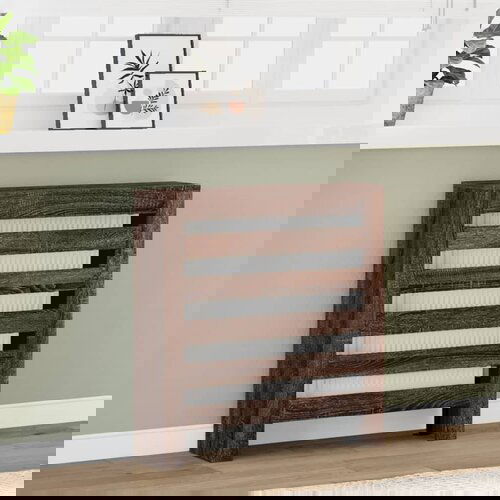 vidaXL Pokrov za radijator hrasta sonome 78x20x82 cm konstruirano drvo Cijene