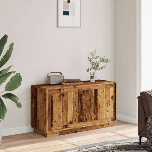VidaXL Komoda boja starog drva 102x35x55 cm od konstruiranog drva Slike