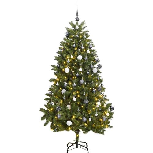  Umjetno božićno drvce 300 LED sa &scaron;arkama i kuglicama 270 cm Cijene