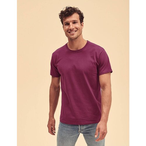 Fruit Of The Loom Burgundy Men's T-shirt Valueweight Cijene