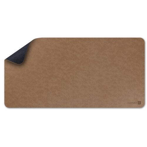 Connect IT CMP-4040-LG- Obostrana podloga za tastaturu i mi&amp;scaron;a 90x40 cm plava/smeđa Slike