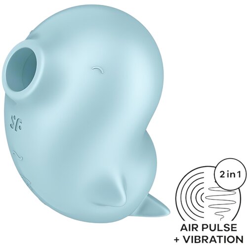 Satisfyer Sassy Seal - stimulator klitorisa zračnim valom (tirkizna) Cijene