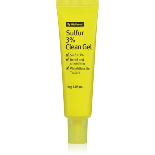 By Wishtrend Sulfur 3% Clean Gel blaga hidratantna gel krema za masno lice sklono aknama 30 g Cijene