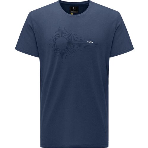 Haglöfs Men's T-shirt Trad Print Blue Slike