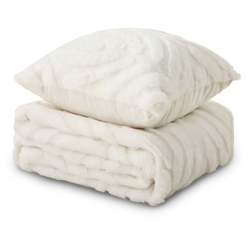 Dormeo Warm Hug Lux Set Biserni 130x190 cm biserna Cijene