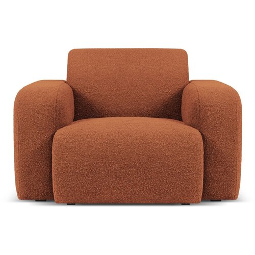 Micadoni Home Smeđa fotelja od boucl&amp;eacute; tkanine Molino &amp;ndash; Slike
