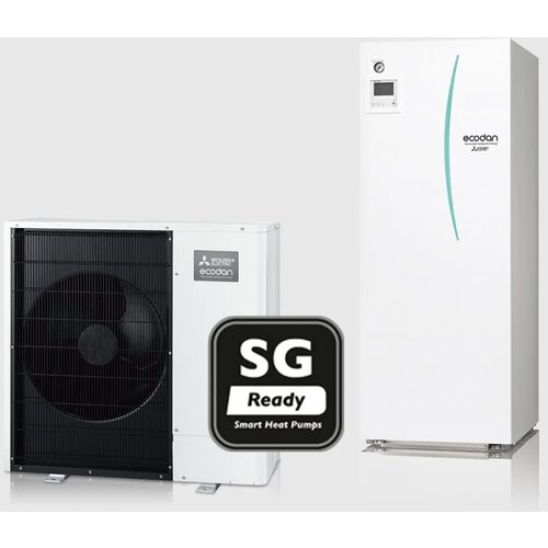 Mitsubishi ecodan PUD-SWM80YAA+ERST20D-YM9D 8kW split toplotna črpalka z integriranim 200l bojlerjem - Slike