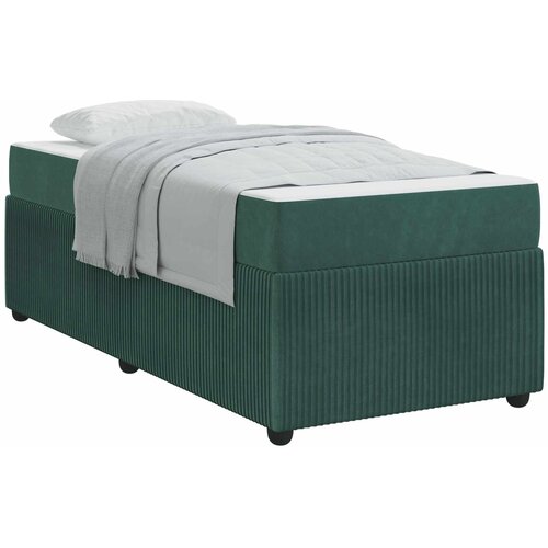 vidaXL Konstrukcija postelje Temno zelena 80 x 200 cm blago, (5000125857) Cene