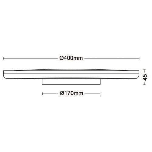  Philips- LED plafonsko svetlo OZZIET SCENE SWITCH, prigu&amp;scaron;iva, LED/22W/230V 2700K Slike