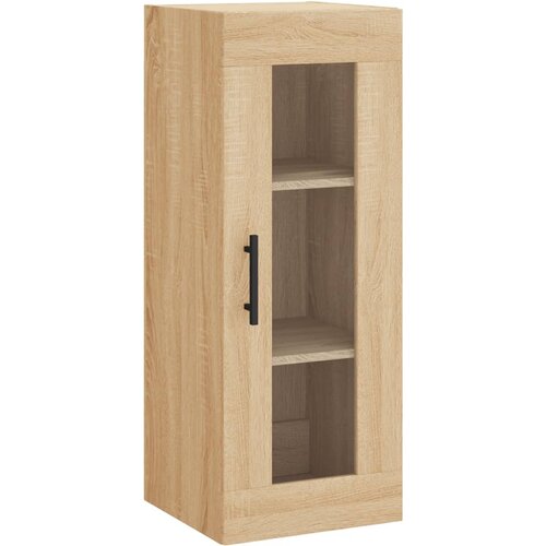  Visoka komoda hrasta sonome 34,5x34x180cm od konstruiranog drva Slike