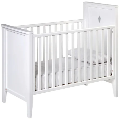 Troll nursery® otroška posteljica royal™ 60x120 white