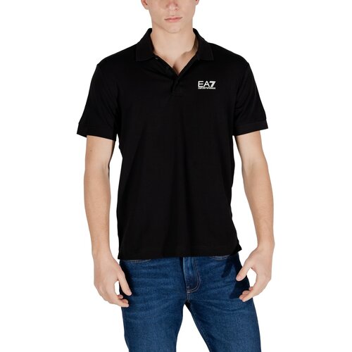 Ea7 Emporio Armani Polo majice kratki rokavi 8NPF14 PJVQZ Črna Cene