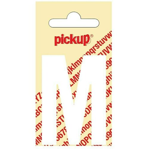 Pickup Naljepnica (Motiv: M, Bijele boje, Visina: 60 mm) Slike