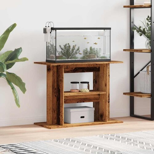  Stalak za akvarij Staro drvo 80x35x60 cm Konstruirano drvo Cene