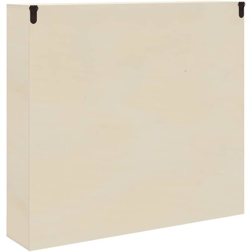  Ormar za izlaganje na zidu s policom Zidne Bež 40 x 8,5 x 37 cm Slike