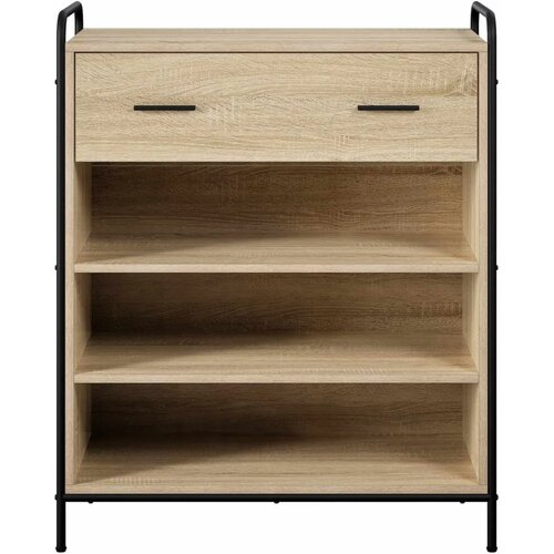  Ormar za cipele 76 x 36 5 x 93 cm Konstruirano drvo - Hrast sonoma 76 x 36 5 x 93 cm 1 ladica i 3 police Slike