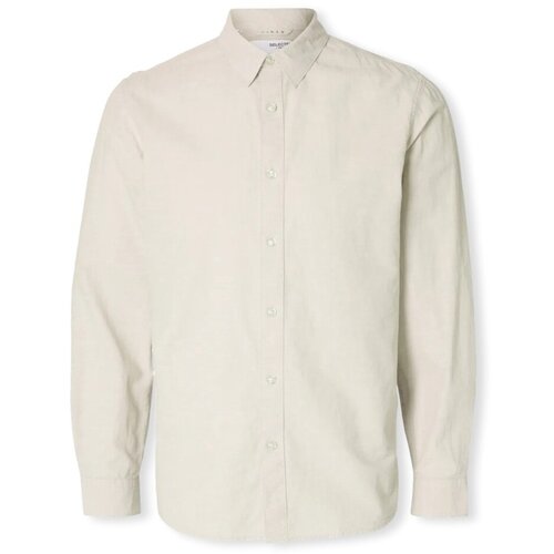 Selected Srajce z dolgimi rokavi Noos Slim-Sun Shirt - Pure Cashmere Bež Slike