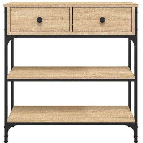  Konzolni stol boja hrasta sonome 72,5x25x75cm konstruirano drvo Slike