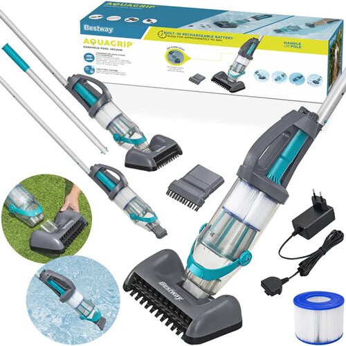 Bestway Bestawy AquaGrip bežični ručni usisavač za bazen + 2 nastavka 58946 Cijene