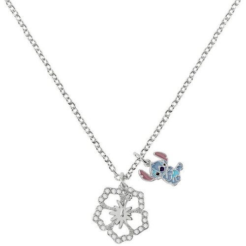 Disney Stitch Ogrlica - cvijet i Stitch, posrebrena Cijene