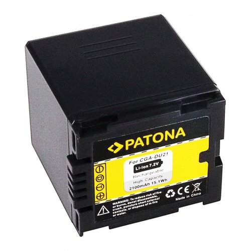 Patona baterija CGA-DU14 / CGA-DU21 za panasonic NV-GS10 / PV-GS50 / VDR-M30, 2100 mah kompatibilna Slike