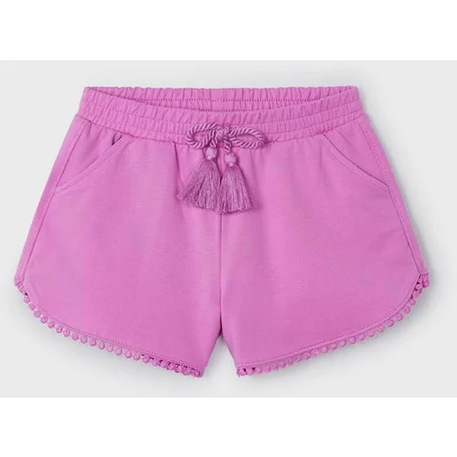 Mayoral Otroške kratke hlače roza barva