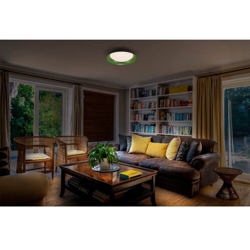 Osram LED prigu&amp;scaron;iva stropna svetiljka ORBIS PLATE LED/35W/230V pr. 43 cm zeleno/crno Slike
