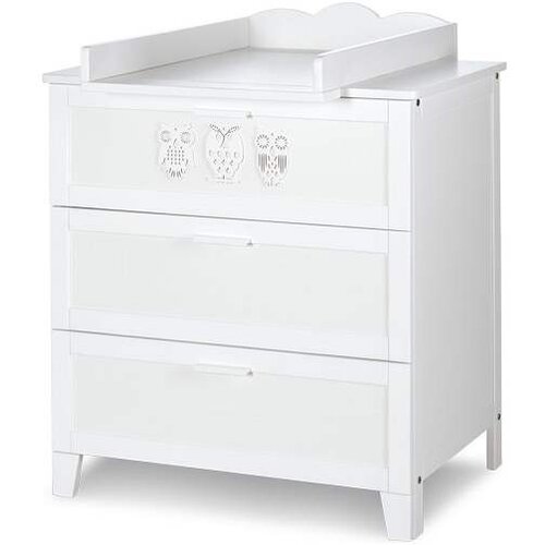 Klups Komoda za bebu Marsell White Slike