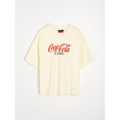 Sinsay Pamučna majica s printom na leđima Coca-Cola Cijene